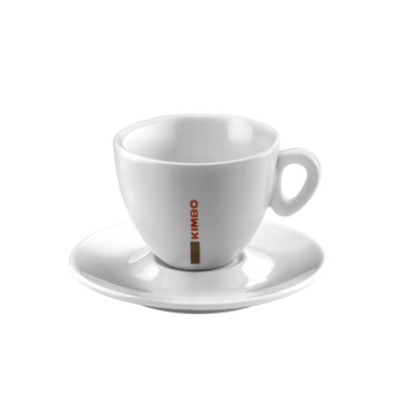 Kimbo large cappuccino cup and saucer