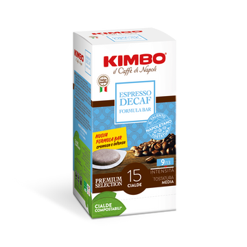 KIMBO DECAF PODS 15PZ GHR